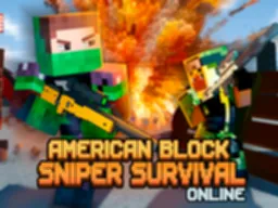 Supraviețuirea Lunetistului American cu Blocuri - Joacă Gratis Online