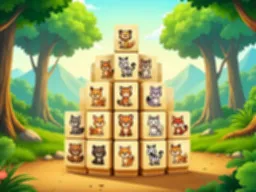 Dyreriget Mahjong - Spil gratis online