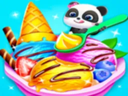 รถไอศกรีมเบบี้แพนด้า - เกมทำอาหารแสนสนุก