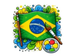 Brasilien Farvelægningseventyr - Spil Gratis Online