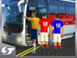 Pengangkutan Bas Pemain Bola Sepak - Main Permainan Memandu Seronok