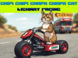 Chipi Chapa Cat Highway Racing - Spil Gratis Online