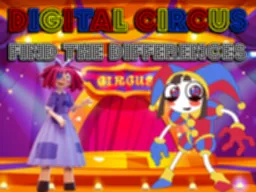 Digital Cirkus Find Forskellene - Et Sjovt Puslespil