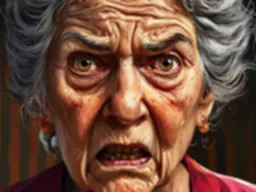 Granny Puslespil Uhyggeligt Puzzle - Et Gyser-Puslespil