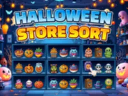Halloween Butik Sortering - Det sjove puslespil