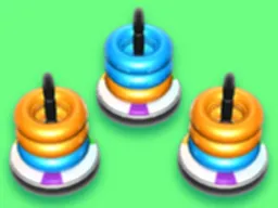 Hoop Stack - เล่นเกมพัซเซิลเรียงสีแสนสนุก