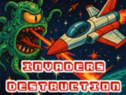 Invaders Destruction - Spil Det Gratis Arkadeskydespil