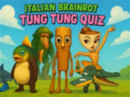 Italiensk Brainrot tung Tung Quiz - Spil Gratis Online