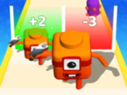 Merge Number Cube 3D Run - Spil Gratis Online