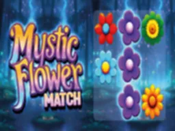 Mystisk Blomster Match - Det Sjove Puslespil