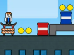 Obby Skate Evigheds Parkour - Det sjove 2-spiller spil