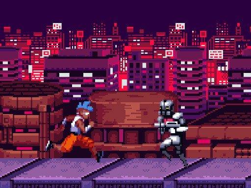 Endless Cyberpunk Runner - Hrajte zábavnou hru