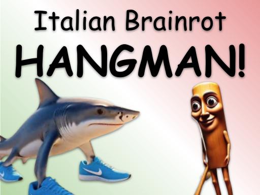Italiensk Brainrot Hangman - Det Sjove Stickman Spil
