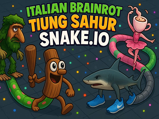 Italian Brainrot Tung Sahur Snake.io - বিনামূল্যে অনলাইনে খেলুন