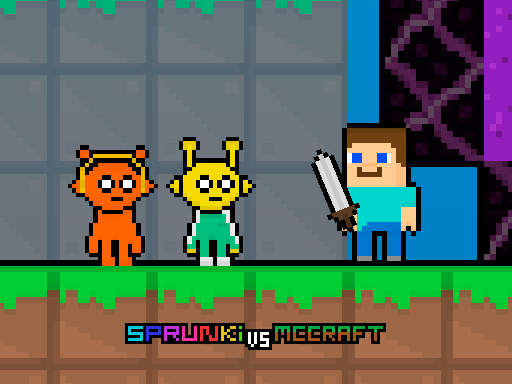 Sprunki vs MCCraft - Det sjove 2-spiller spil