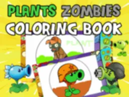Kolorowanka Plants vs Zombies - Zagraj za Darmo Online dla Dzieci