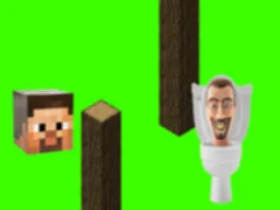 Spinning Skibidi Flappy - Spil gratis online