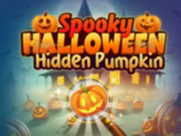Uhyggeligt Halloween Skjult Græskar - Sjovt Puslespil