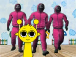 Sprunki i Squid Game Kammer - Et Gyser Eventyrspil