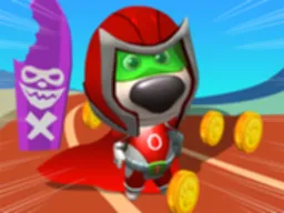 Super Hundehelt Dash - Spil Gratis Online