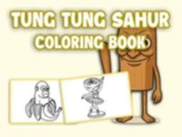 Carte de Colorat Tung Tung Sahur - Joacă Jocul Gratis